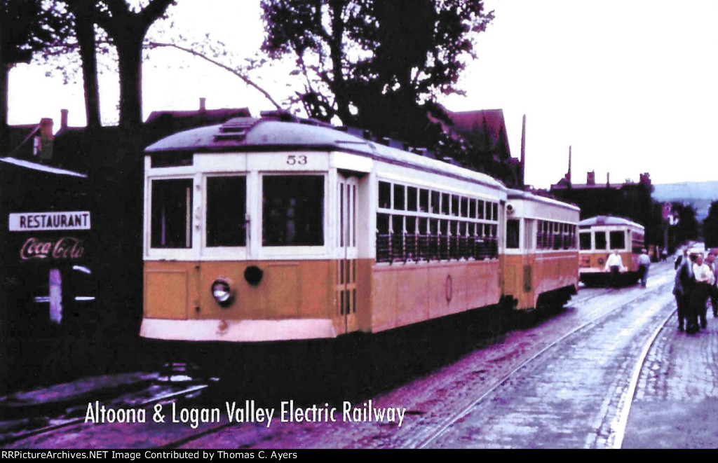 Altoona & Logan Valley #53, 1954